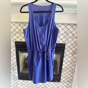 Athleta Women’s traveler dress with shorts purple size 14